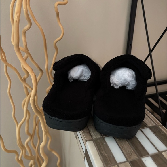 Vionic Black Terry Relax Indulge Slides NEW in Box Size 7 - Picture 5 of 10